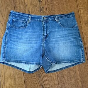 Levi's Light Blue Denim Jean Shorts